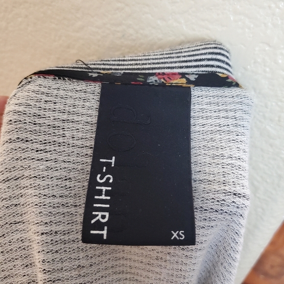 Dolan West Coast Anthropologie Striped French Terry Open Front Cozy Cardigan - Picture 4 of 7